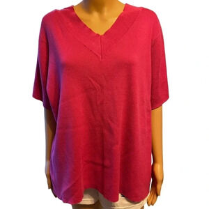 Sagharbor Plus Size Cotton Summer Beach Comfortable Top Women Size 3X